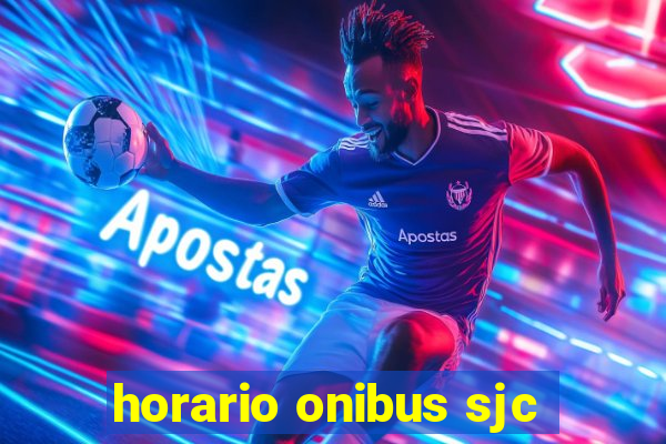 horario onibus sjc