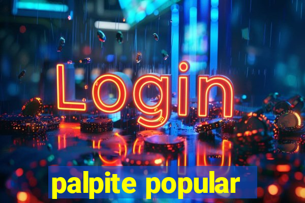palpite popular