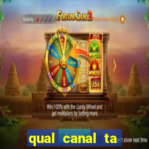 qual canal ta passando o jogo do inter