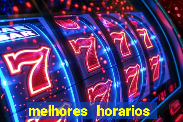 melhores horarios pagantes fortune tiger