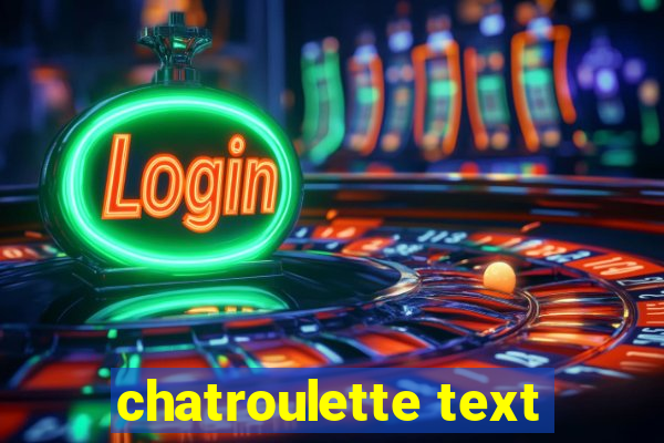 chatroulette text