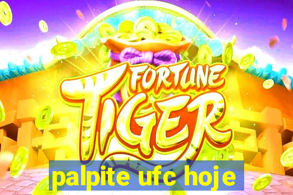 palpite ufc hoje