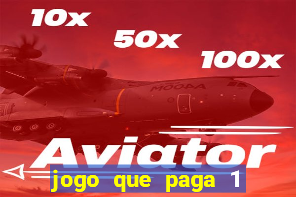 jogo que paga 1 real no pix