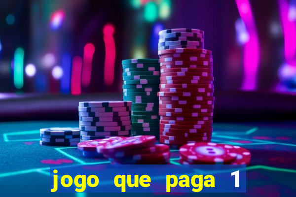 jogo que paga 1 real no pix
