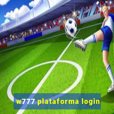w777 plataforma login