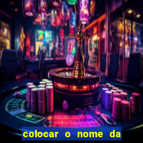 colocar o nome da pessoa no congelador