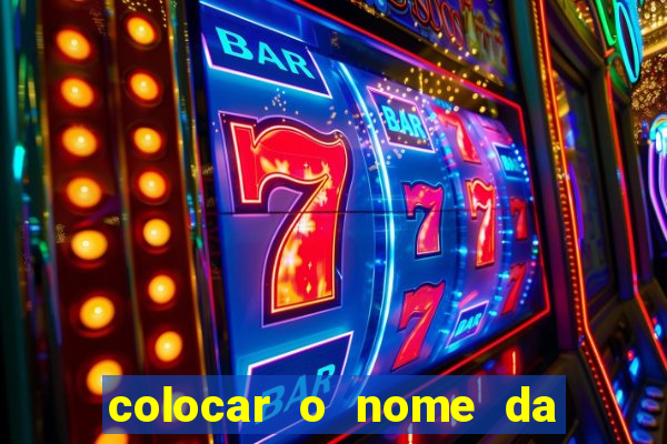 colocar o nome da pessoa no congelador