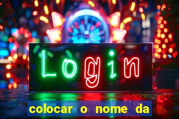 colocar o nome da pessoa no congelador