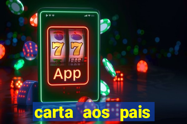 carta aos pais rubem alves