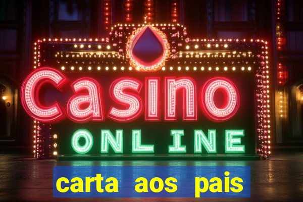 carta aos pais rubem alves
