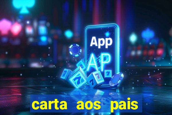 carta aos pais rubem alves