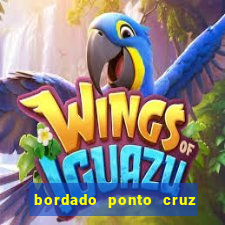 bordado ponto cruz do corinthians