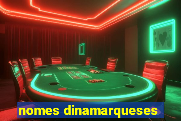 nomes dinamarqueses