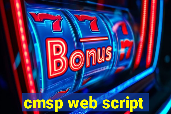 cmsp web script