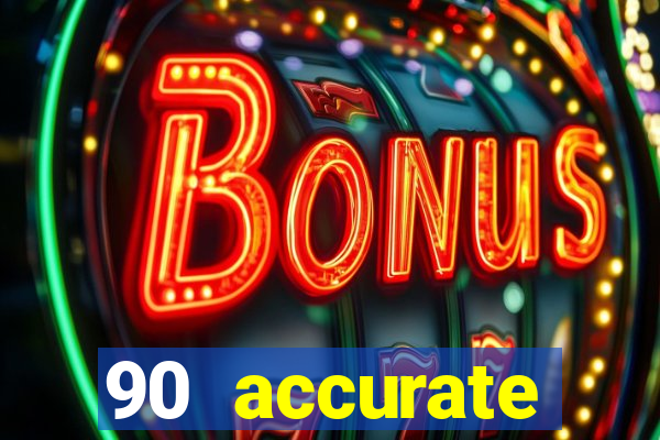 90 accurate football predictions