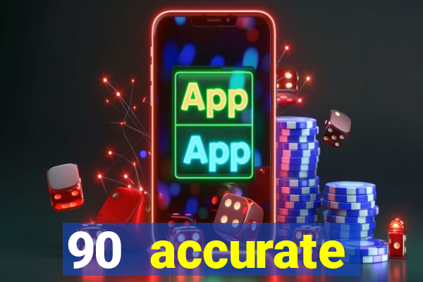 90 accurate football predictions