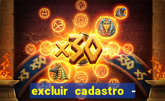 excluir cadastro - casas bahia