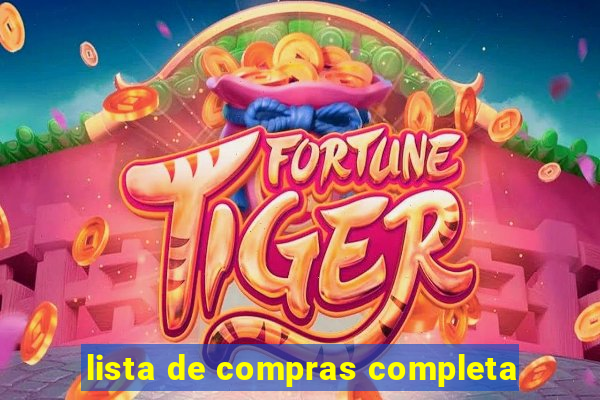 lista de compras completa