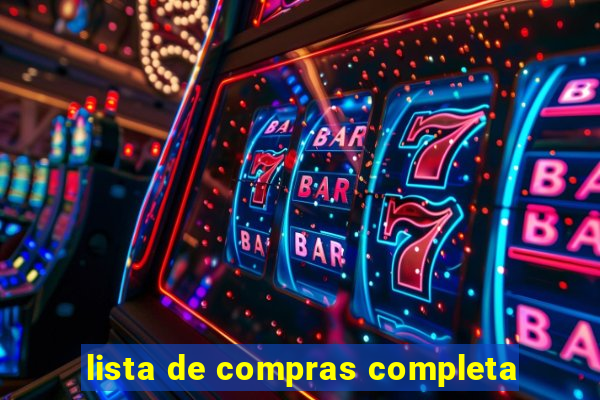 lista de compras completa