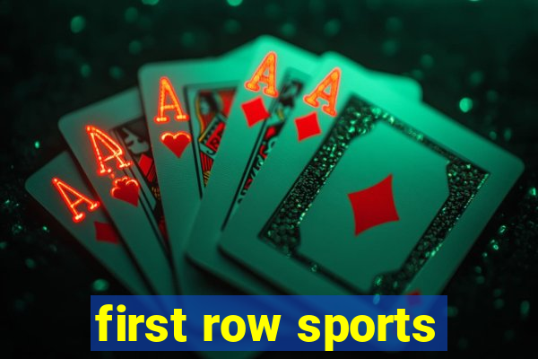 first row sports