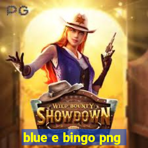 blue e bingo png