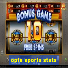 opta sports stats