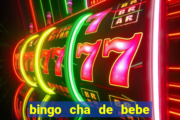 bingo cha de bebe cartelas para imprimir