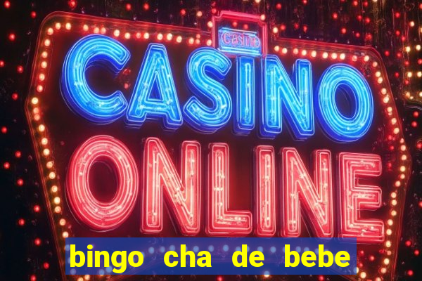 bingo cha de bebe cartelas para imprimir