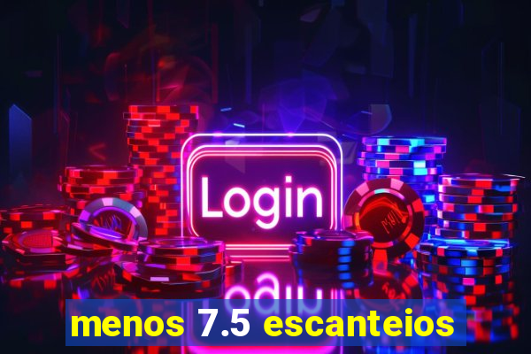 menos 7.5 escanteios