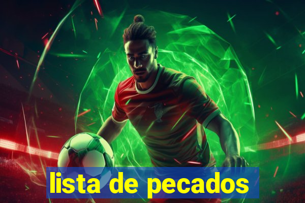 lista de pecados