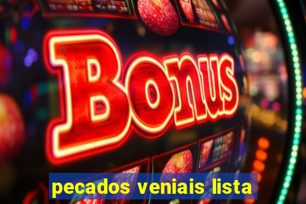 pecados veniais lista