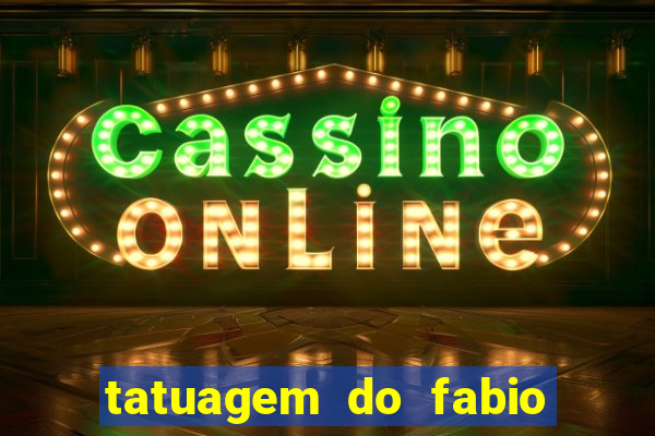 tatuagem do fabio goleiro do cruzeiro