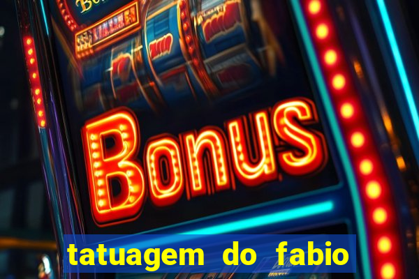 tatuagem do fabio goleiro do cruzeiro