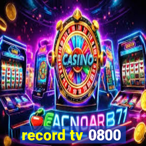 record tv 0800