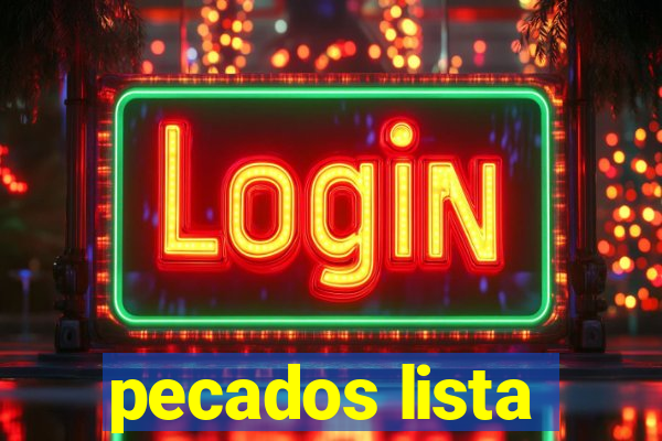 pecados lista
