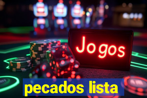 pecados lista