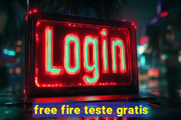free fire teste gratis