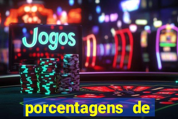 porcentagens de jogos pagantes