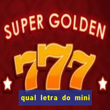 qual letra do mini dolar hoje
