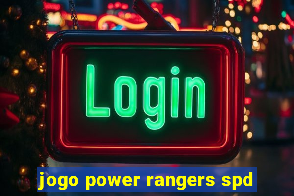 jogo power rangers spd