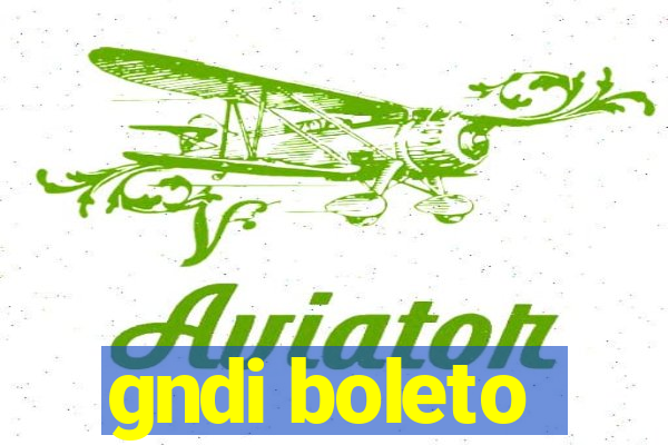 gndi boleto
