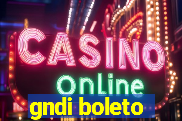 gndi boleto