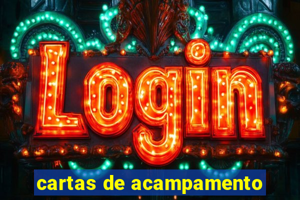 cartas de acampamento