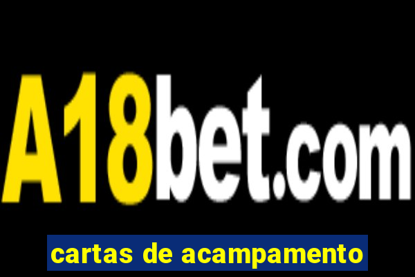 cartas de acampamento