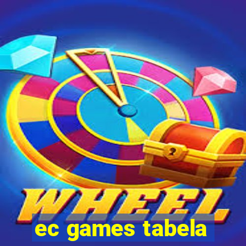 ec games tabela