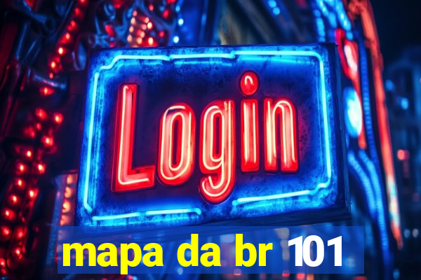 mapa da br 101