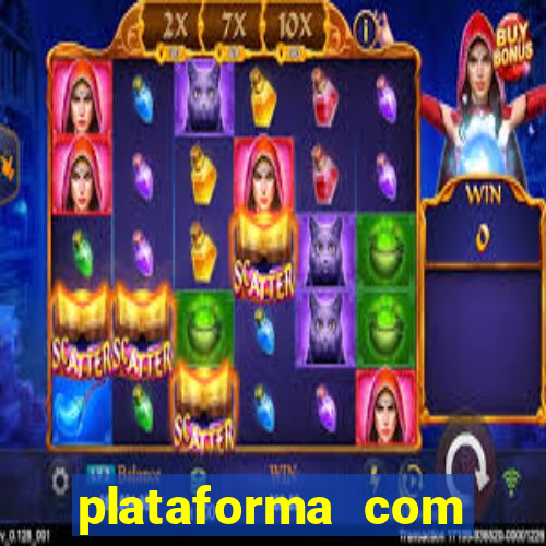 plataforma com chuva de dinheiro