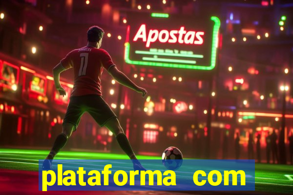 plataforma com chuva de dinheiro