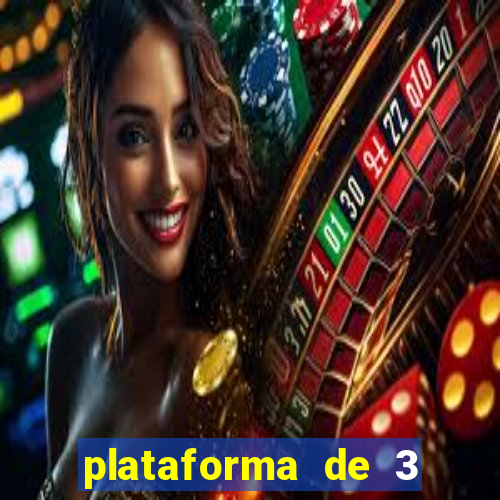 plataforma de 3 reais jogo
