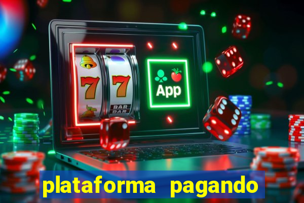 plataforma pagando bonus no cadastro